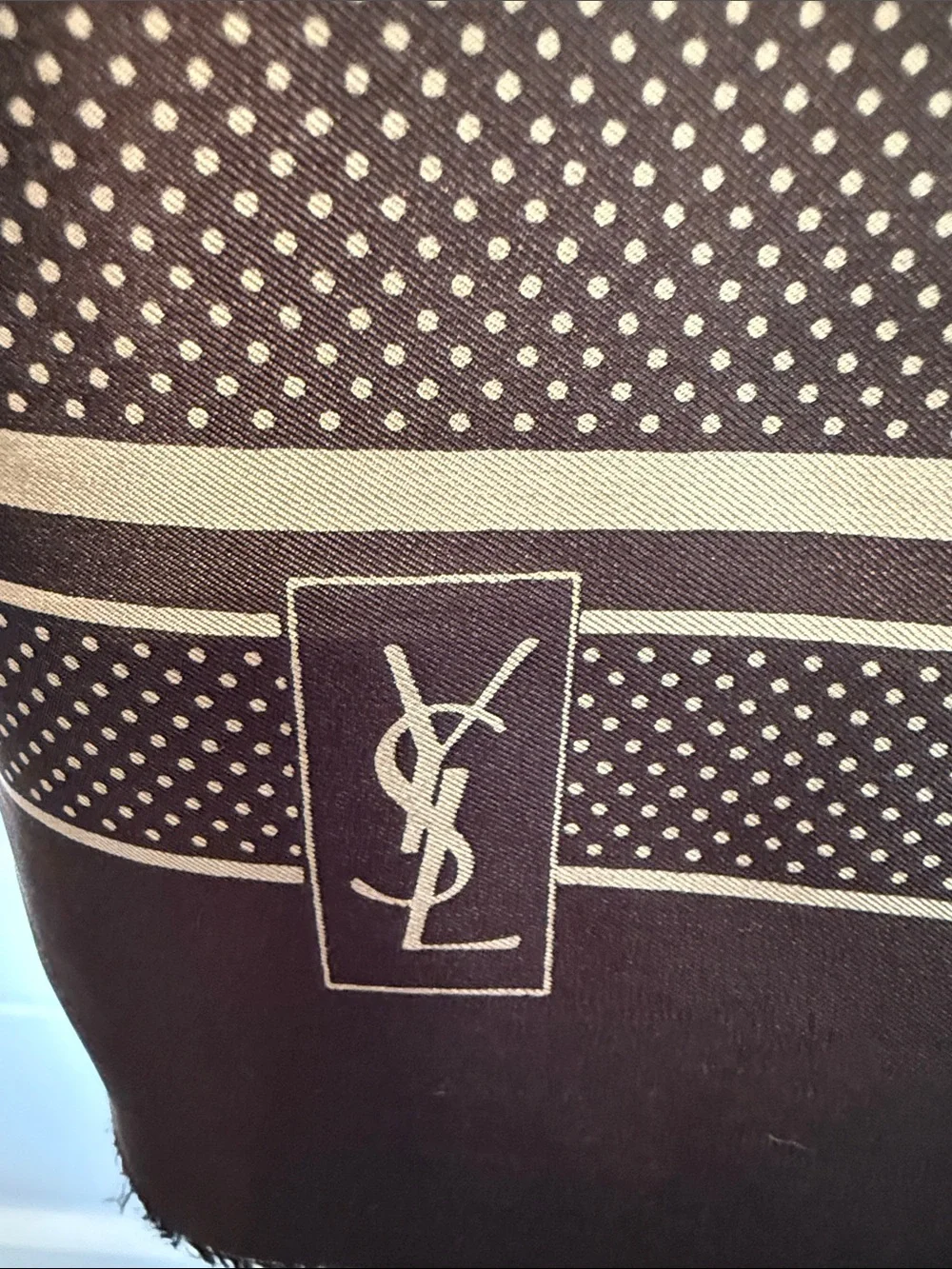 Yves Saint Laurent Luxury men’s designer Business wear Scarf Italian Style